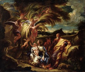 Die Rast auf der Flucht nach Ägypten, ca. 1700