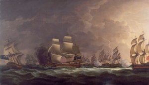 Die Mondscheinschlacht: die Schlacht vor Kap St. Vincent
