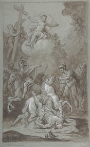 Die Bekehrung des Hl. Paulus (recto), Die Hinrichtung des Gefangenen (verso), 18. bis frühes 19. Jahrhundert