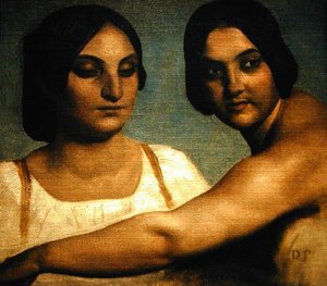 Zwei italienische Frauen von Dominique Louis Papety