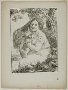 Amor und eine junge Frau von Dominique Vivant Denon