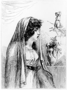 Lady Hamilton als Diana-Hekate, 1791 von Dominique Vivant Denon