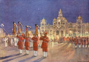 Der Empfang in Mysore von Donald (after) Maxwell