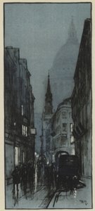 St. Pauls Kathedrale, von Watling Street von Donald Maxwell