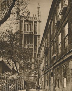 Turm des Archivs von Cliffords Inn, ca. 1935