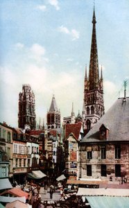 Kathedrale von Rouen, Normandie, Frankreich, um 1930er Jahre