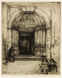 Portal von St. Germain-des-Prés von Donald Shaw MacLaughlan