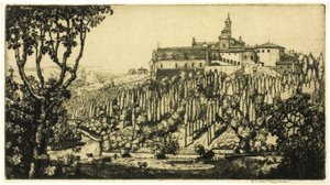 Die Certosa, Florenz von Donald Shaw MacLaughlan