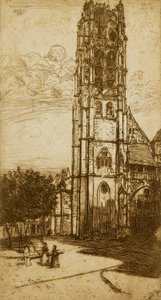 Turm St. Laurent, Rouen von Donald Shaw MacLaughlan