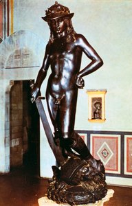 Bronzestatue von David, um 1430-1440
