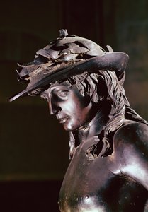 David, Detail des Kopfes, ca. 1440
