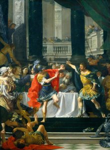 Alexander der Große von seinem Vater bedroht von Donato Creti