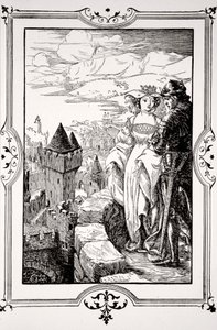 Annoure brachte den König auf die Zinnen von Dora Curtis
