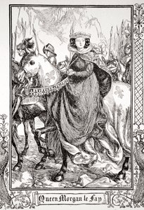 Königin Morgan le Fay, 1905 von Dora Curtis