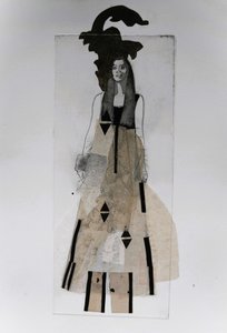 Abstrakte Modefigur