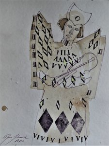 Engelhafter geometrischer Musiker von Doris Schmitz