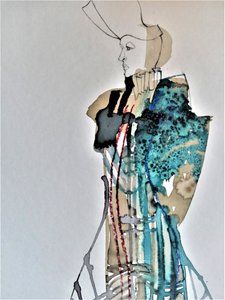 Elegantes Modeporträt