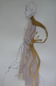 Elegante Goldene Mode
