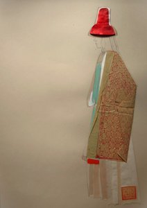 Elegante Rote Hutfigur