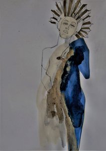 Elegante Sonnenstrahl-Frau