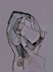 Ausdrucksstarke weibliche Figur