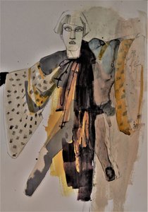 Goldener Kimono-Stil