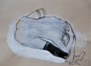 Introspektive Figurzeichnung von Doris Schmitz