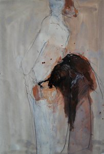 Stimmungsvolle Abstrakte Figur von Doris Schmitz