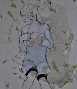 Subtile Nackte Figur von Doris Schmitz