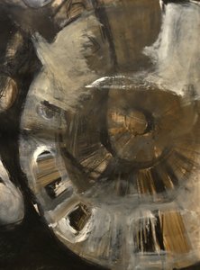 Strukturierte goldene Spirale