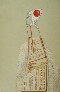 Vintage-Papierprofil