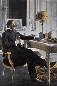 Porträt von Paul Adam (1862-1920), französischer Schriftsteller - Foto von Paul François Arnold Cardon (Dornac)