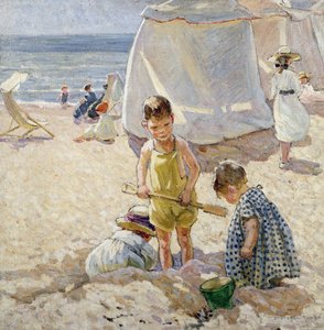 Spielen im Sand von Dorothea Sharp