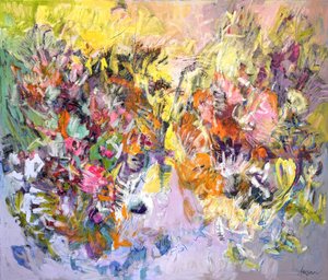 Lebendiges Blumenabstrakt