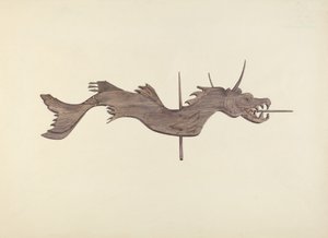Drachen-Wetterfahne von Dorothy Hay Jensen
