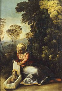 Madonna mit Kind La Zingarella, ca. 1513