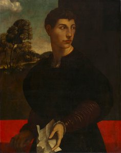 Porträt eines jungen Mannes, um 1530 von Dosso Dossi