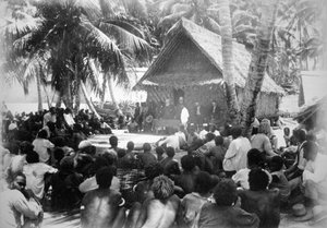 Parlament in Hongo, Florida, Salomonen, 1892 von Dr Welchman