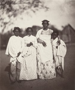 Madagassische Frau und ihre Kinder (Tafel 3) von Désiré Charnay