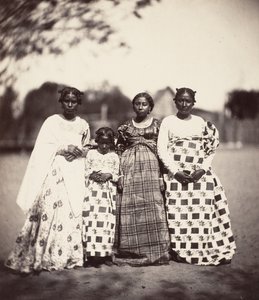 Frauen Betsimisaraka, Madagaskar, 1863 von Désiré Charnay