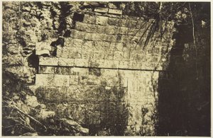 Palast des Zirkus in Chichen-Itza, Innenraum eines Saals