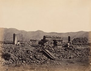 Zweiter Palast in Mitla, Mexiko von Désiré Charnay