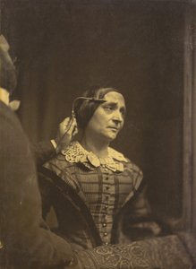 Aufmerksamkeit, aufmerksamer Blick links, schmerzhafte Aufmerksamkeit rechts, 1854-1856, gedruckt 1862