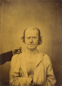 Aufmerksamkeit links, Reflexion rechts, 1854-1856, gedruckt 1862 von Duchenne de Boulogne