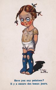 Mädchen bittet um Kartoffeln von Dudley Buxton