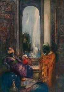 Eine Vision des Ostens - Stufe V, ca. 1920 von Dudley Hardy