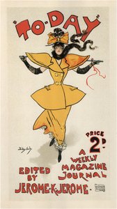 Journal To-Day, herausgegeben von Jerome K. Jerome, Poster, 1895