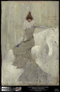 Sarah Bernhardt, 1889 von Dudley Hardy