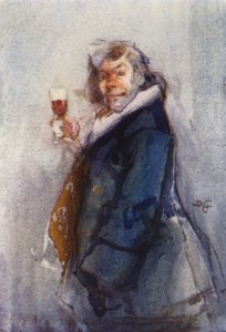 Der Trinker, Zeitskizze, London Sketch Club