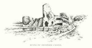 Ruinen von Pevensey Castle von Duncan Moul